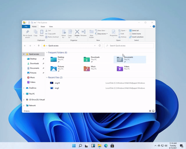 Win11系统界面效果一览